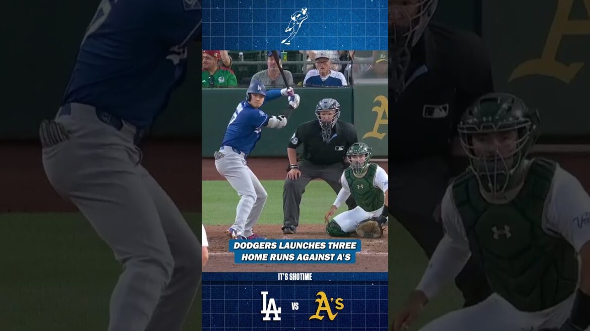 Shohei Ohtani Caps Dodgers' 3-Home Run Night With Massive Blast