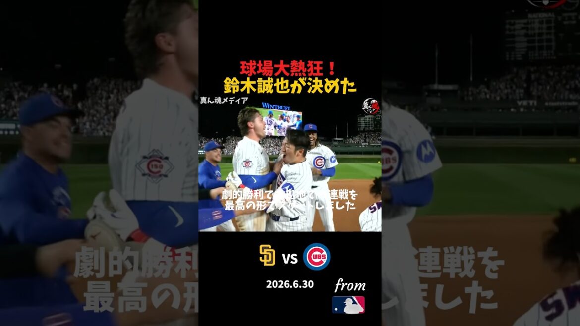 The stadium is crazy! Seiya Suzuki decided