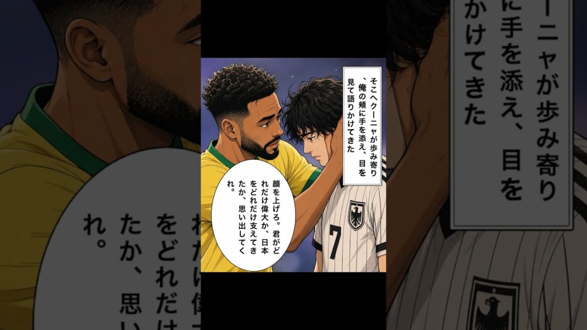 [Touching]The reason Brazil's Cunha hugged Japan's crying Aoi Tanaka is a hot topic #shorts