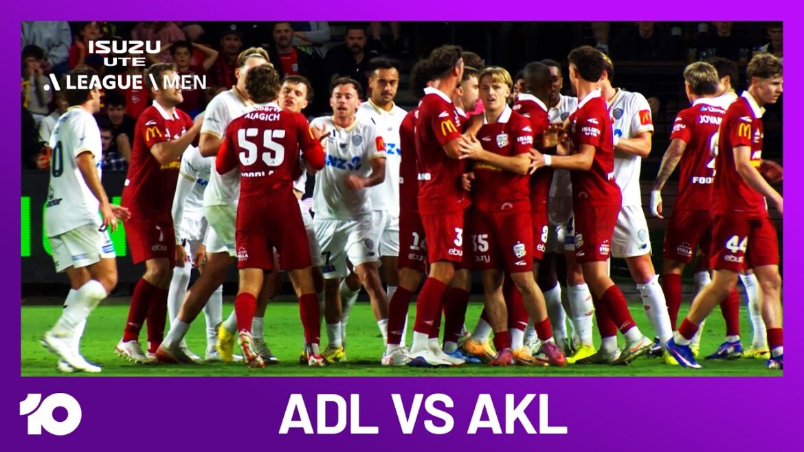 RED CARD Robbery? 😱 Adelaide United vs Auckland FC | A-League Men RED CARD Robbery? 😱 Adelaide United vs Auckland FC | A-League Men