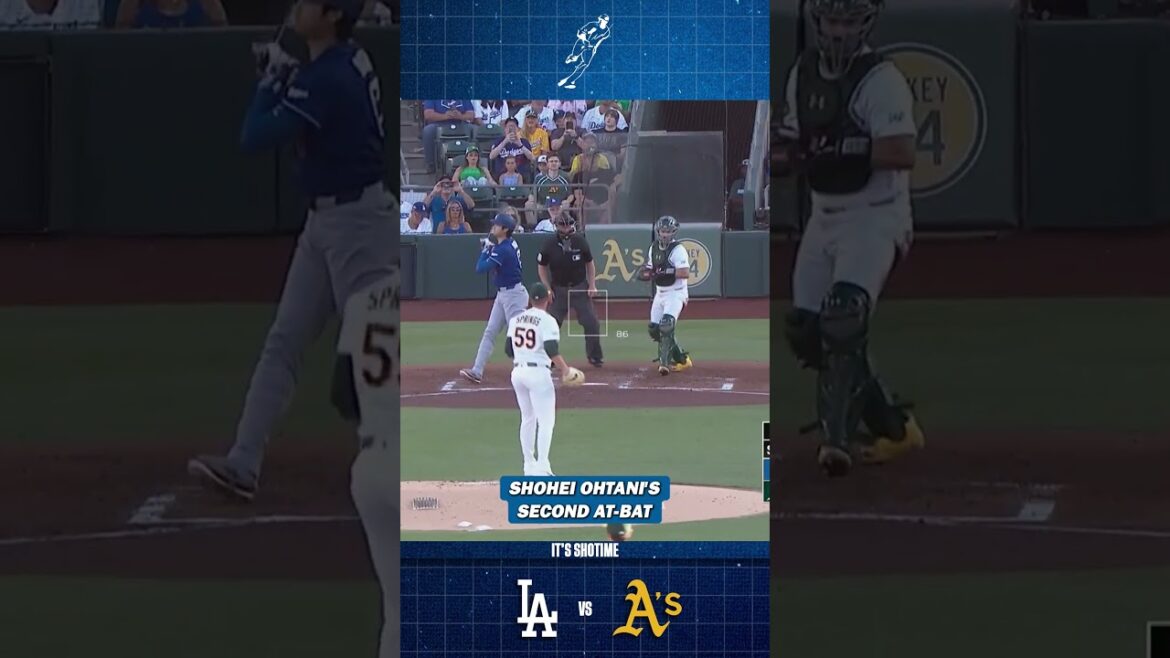 Shohei Ohtani's Second At-Bat VS Athletics Game 2