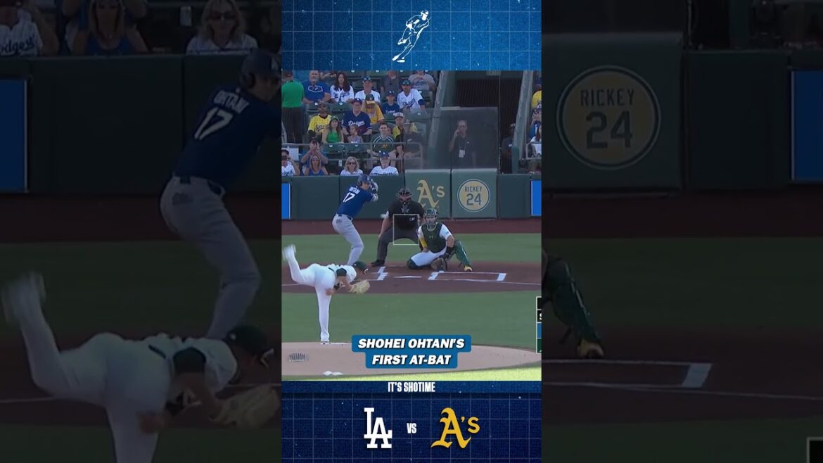 Shohei Ohtani's First At-Bat VS Athletics Game 2