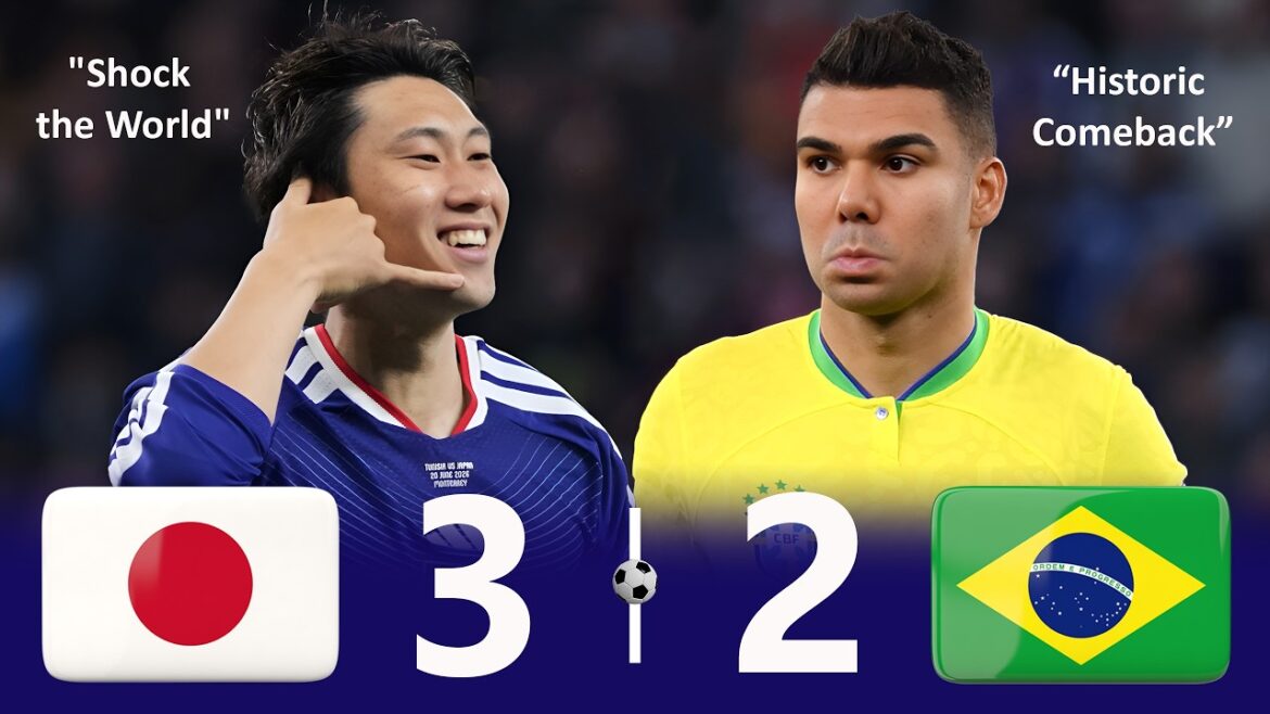 🇯🇵Japan National Team shocks the world! Blue Samurai's dramatic come-from-behind victory over Selecao | International Friendly Match 2025