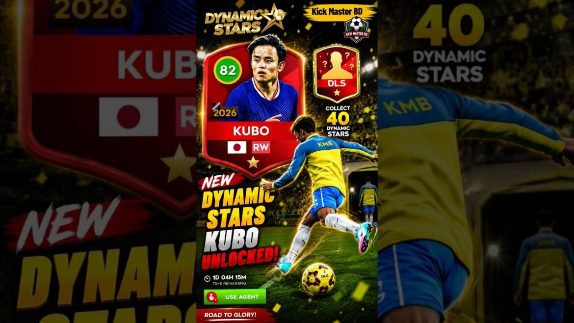 💥UNLOCKING 82-RATED #kubo! New #dynamic #stars Event in #dls26 ! 🇯🇵 | Road To Glory #fifa #worldcup 💥UNLOCKING 82-RATED #kubo! New #dynamic #stars Event in #dls26 ! 🇯🇵 | Road To Glory #fifa #worldcup