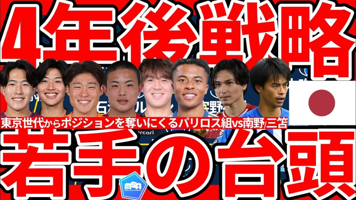 [Japan National Team Strategy in 4 Years/Focus on the Rise of New Young Players]We look forward to the growth of DF Ichihara Ikone, FW Yoshida Minato, MF Kibuki Shota, etc., MF Matsuki Kuo/MF Fujita Joru Chima, and others, and MF Minamino Takumi/MF Mitoma Kaoru's counterattack.