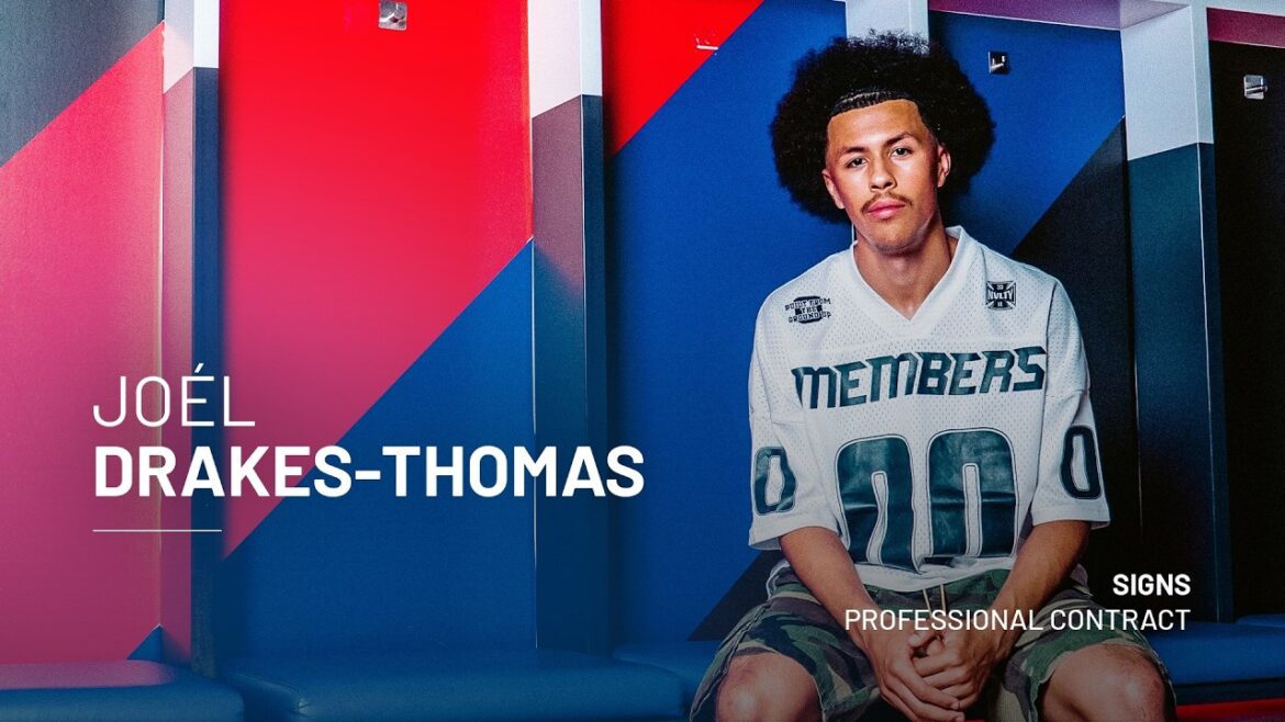 Joél Drakes-Thomas Signs His Professional Contract Joél Drakes-Thomas Signs His Professional Contract