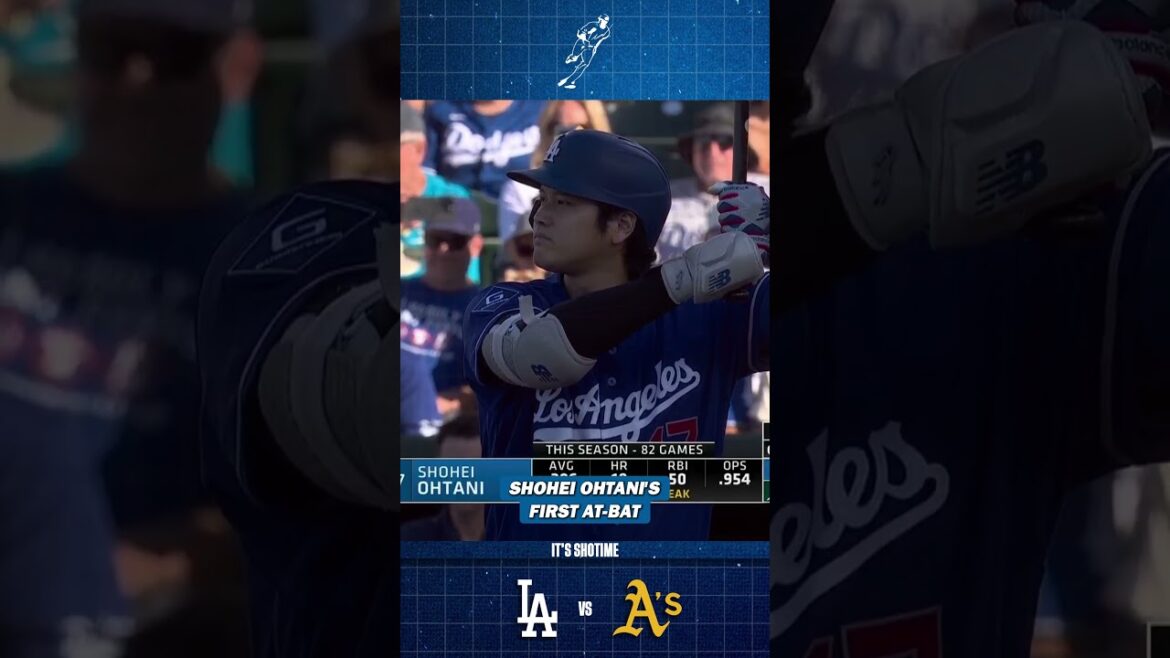 Shohei Ohtani's First At-Bat VS Athletics Game 3