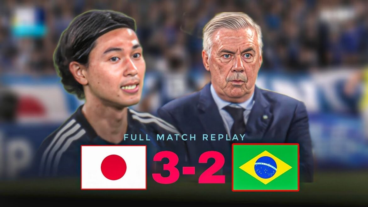 UNBELIEVABLE ⚽ JAPAN VS BRAZIL (3-2) | FULL MATCH REPLAY