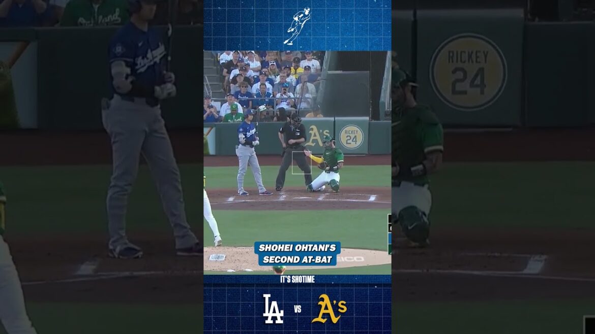 Shohei Ohtani's Second At-Bat VS Athletics Game 3