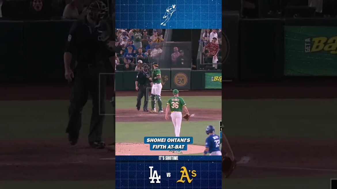 Shohei Ohtani's Fifth At-Bat VS Athletics Game 3