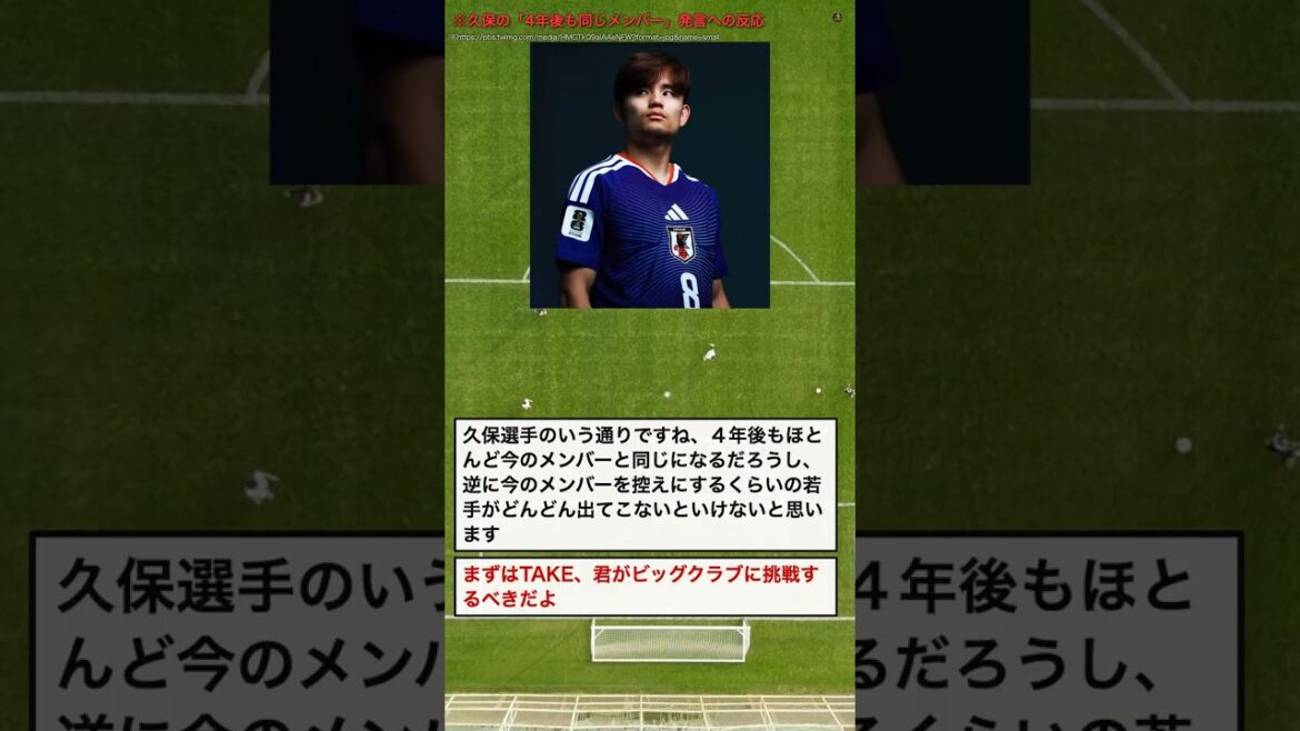 Takefusa Kubo gives a warning to young people ① #shorts