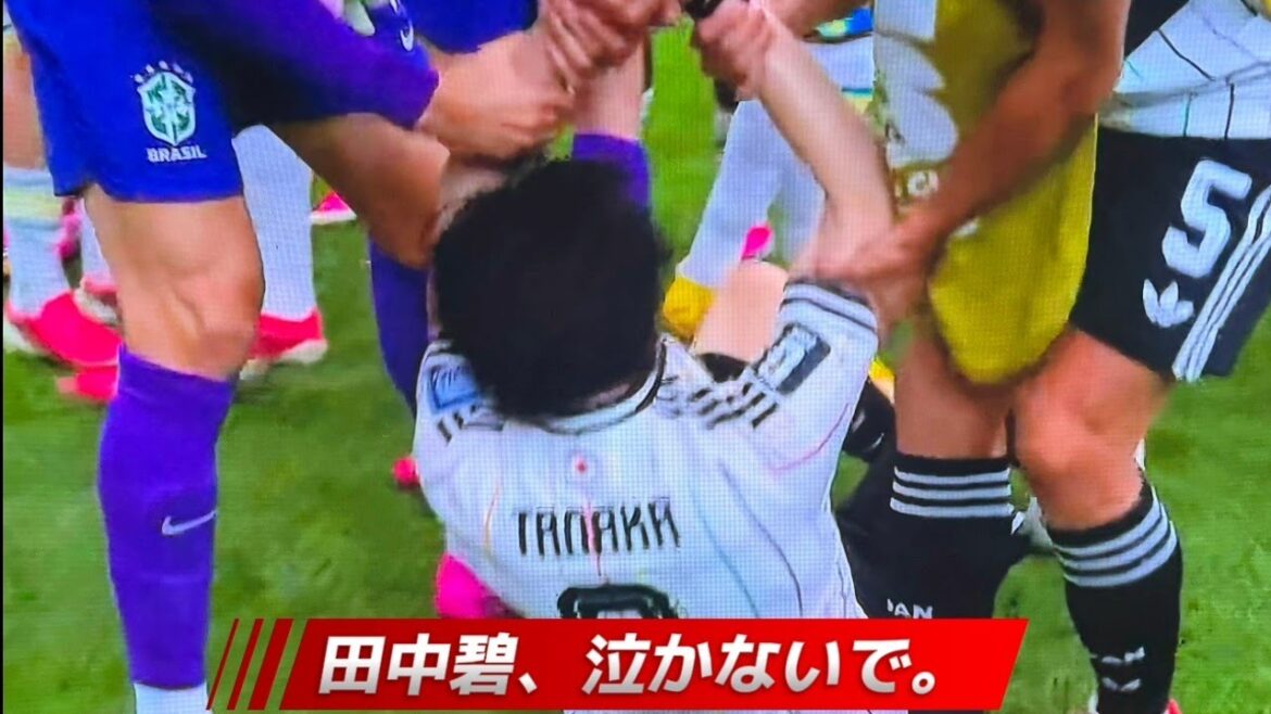 Aoi Tanaka cries, a nightmare of losing the ball and giving up a come-from-behind goal…This tournament was a frustrating mistake in both offense and defense. Aoi Tanaka cries, a nightmare of losing the ball and giving up a come-from-behind goal...This tournament was a frustrating mistake in both offense and defense.