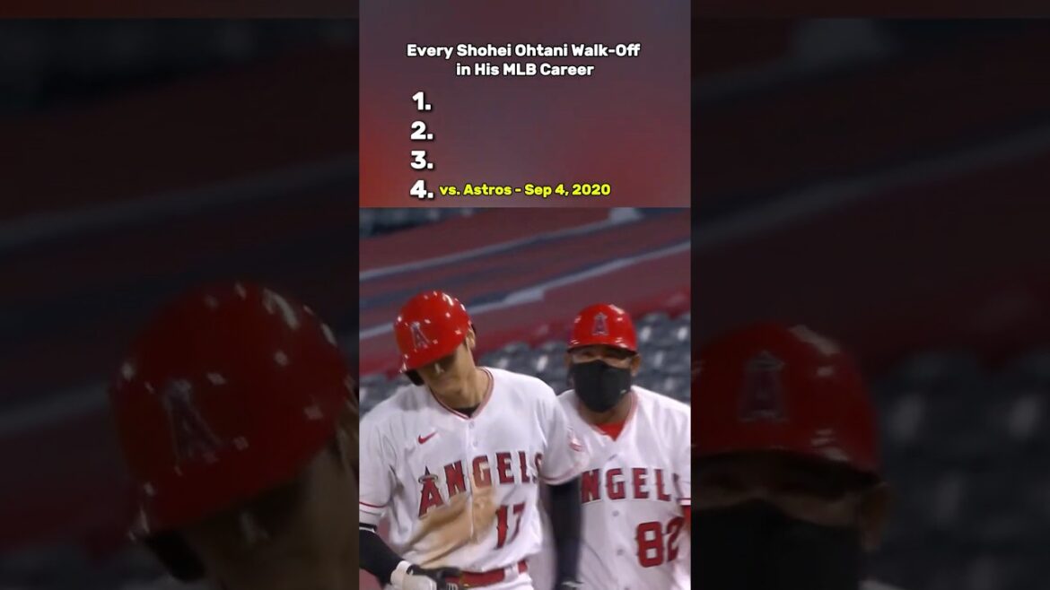 Every Shohei Ohtani Walk Off in His MLB Career #mlb #baseball #shoheiohtani #dodgers #dodgersnation