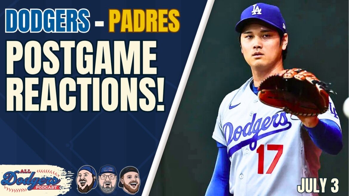 Dodgers Slam Padres! Shohei Ohtani Exits Early | Postgame Recap! Dodgers Slam Padres! Shohei Ohtani Exits Early | Postgame Recap!
