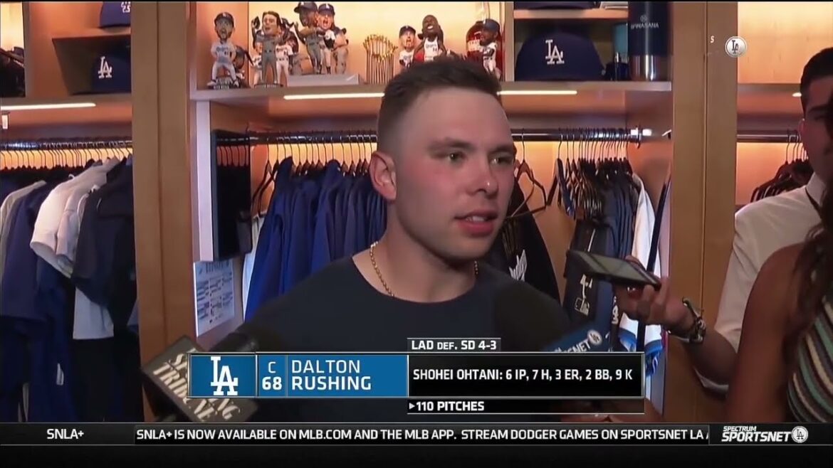 Dalton Rushing explains calling pitches for Shohei Ohtani can be challenging Dalton Rushing explains calling pitches for Shohei Ohtani can be challenging