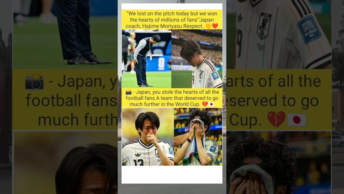 📸 – Japan, you stole the hearts of all the football fans.A team that deserved to go much further 📸 - Japan, you stole the hearts of all the football fans.A team that deserved to go much further
