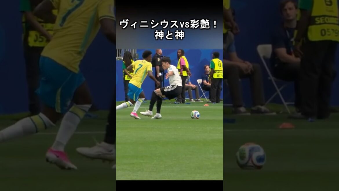 Vinicius super dribbling vs Ayane super save! #Japan Soccer National Team #Moriho Japan