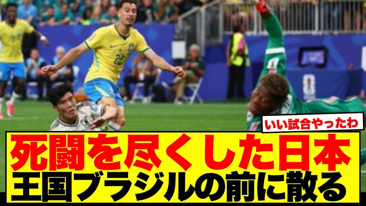 [World Cup]Japan national team loses 1-2 to Brazil! Here are the voices of the netizens that night, with a mix of "good fight" and "why Machino"! ! ! !