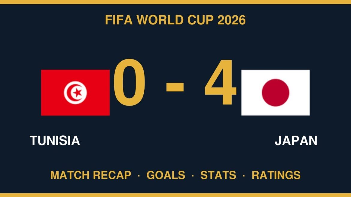 Tunisia 0-4 Japan π―π΅ β World Cup 2026 Recap | Goals, Stats & Ratings Tunisia 0-4 Japan π―π΅ β World Cup 2026 Recap | Goals, Stats & Ratings