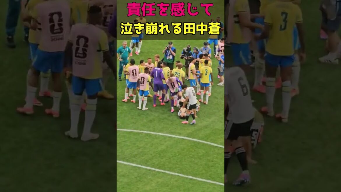 Ao Tanaka breaks down in tears as he worries about losing the last ball.