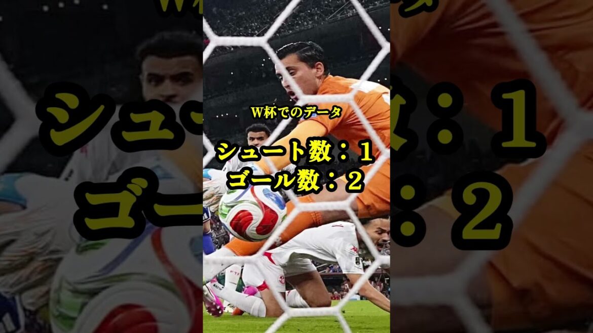 [World Cup rare record]Daichi Kamata's shot conversion rate 200% #shorts