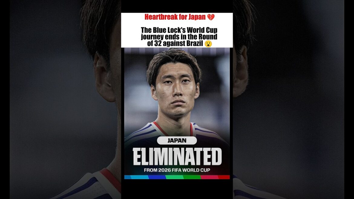 Japan World Cup Journey Ends Here 💔 #football