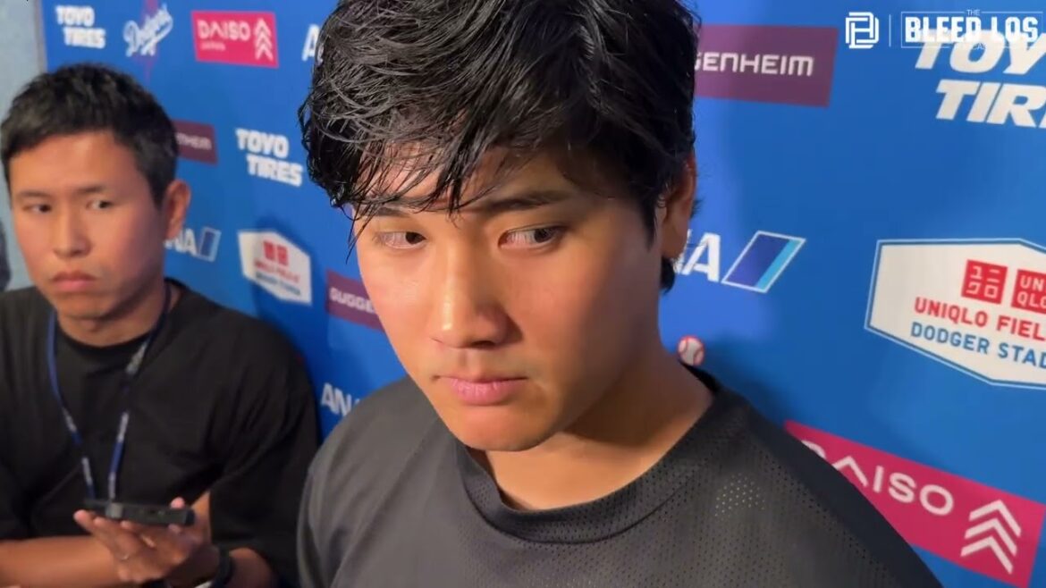Dodgers News: Shohei Ohtani explains the reason for his mid-season substitution and talks about the condition of his upper right arm Dodgers News: Shohei Ohtani explains the reason for his mid-season substitution and talks about the condition of his upper right arm