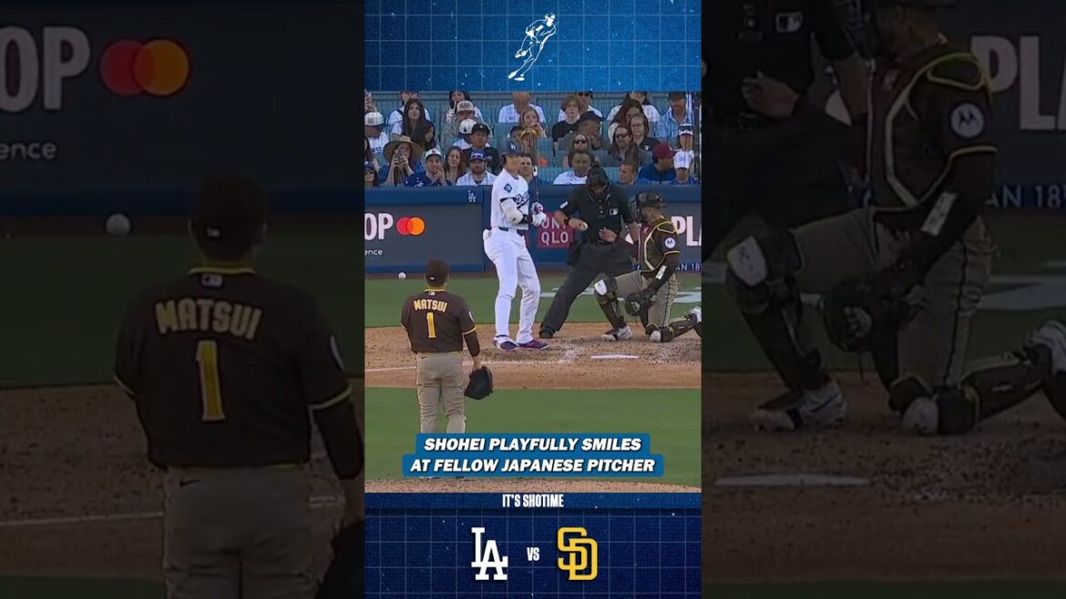 Shohei Ohtani Smiles After Wild Pitch Nearly Hits Him Shohei Ohtani Smiles After Wild Pitch Nearly Hits Him