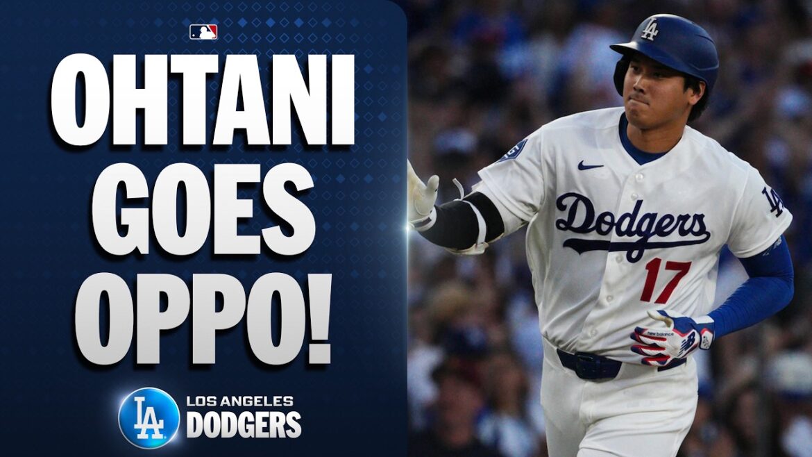 Shohei Ohtani BELTS an OPPOSITE-FIELD HOMER to put the Dodgers in front! 👏😤 Shohei Ohtani BELTS an OPPOSITE-FIELD HOMER to put the Dodgers in front! 👏😤