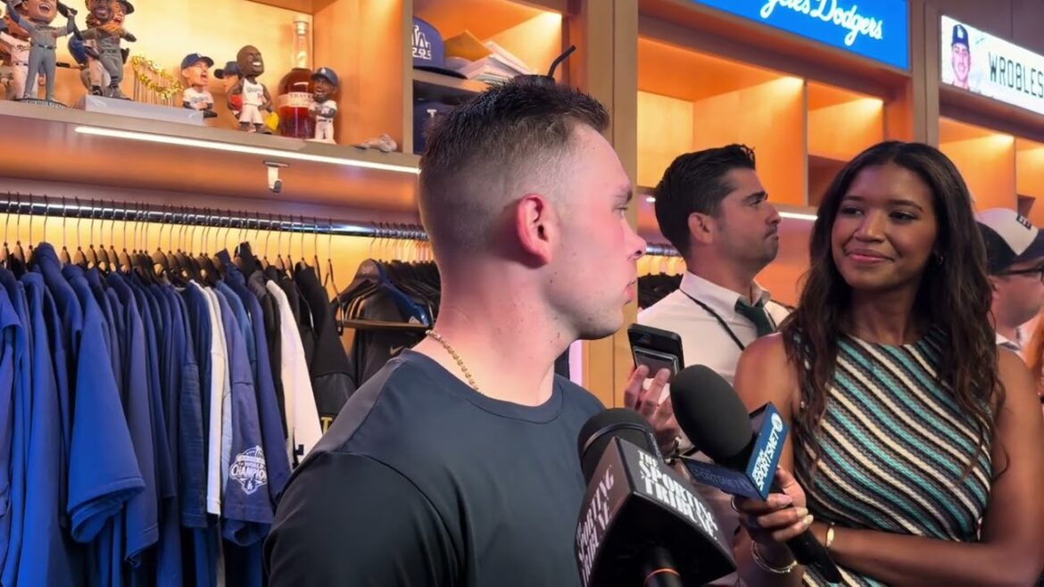 Dodgers' Dalton Rushing on Shohei Ohtani’s performance against the Padres
