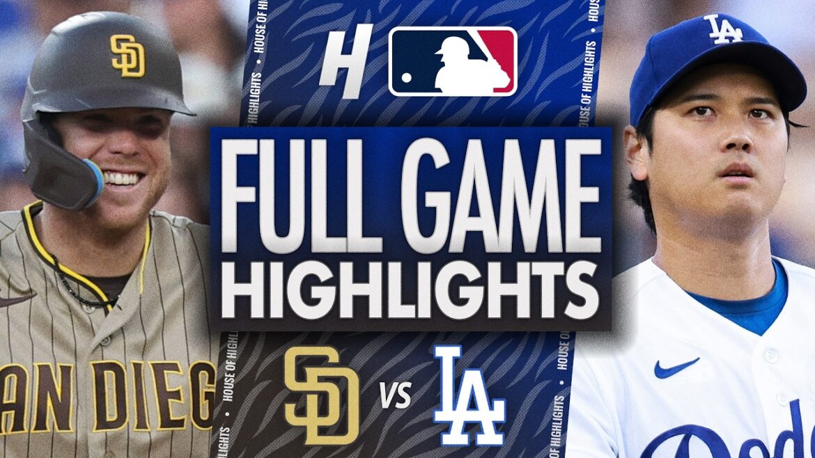San Diego Padres vs Los Angeles Dodgers - FULL GAME HIGHLIGHTS 🔥 July 3, 2026 MLB Season