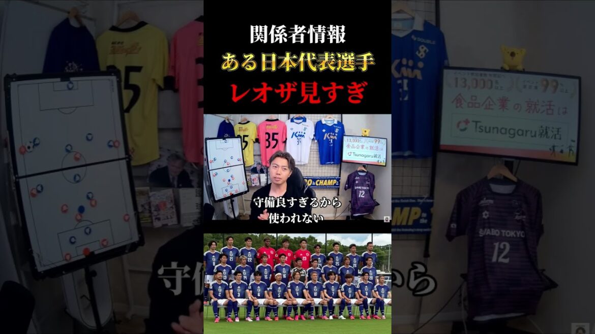 [Japan National Team]Information from related parties indicates that Japanese national team players are watching Leosa.Leoza cutout #Japan National Soccer National Team #Soccer #World Cup