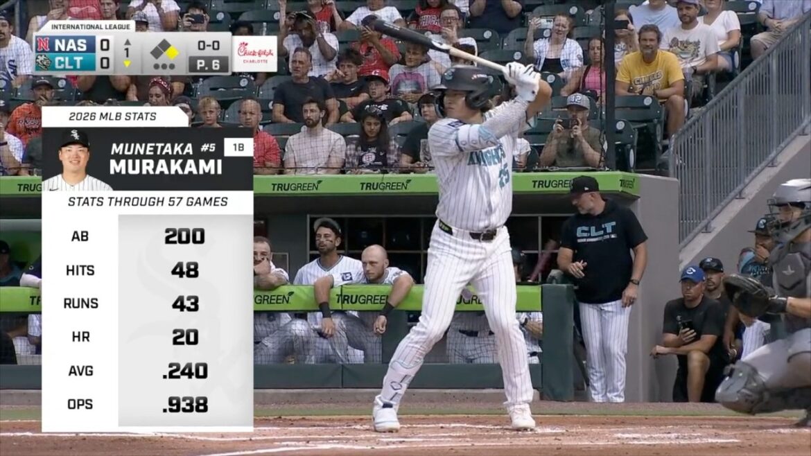 [Munetaka Murakami]Return game!! 2026/07/07 vs. Brewers 3A Chicago White Sox Munetaka Murakami Chicago White Sox #Rikufu Nishida #Yakult