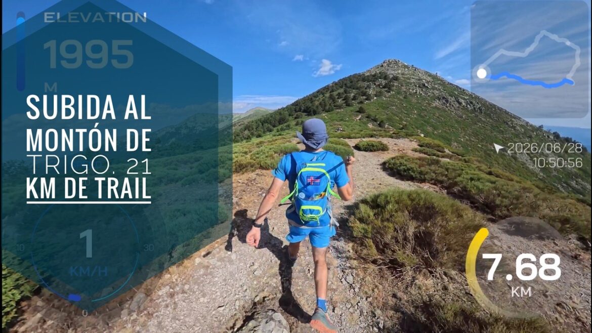 Climb to the Wheat Pile. 21 km of trail. Climb to the Wheat Pile. 21 km of trail.