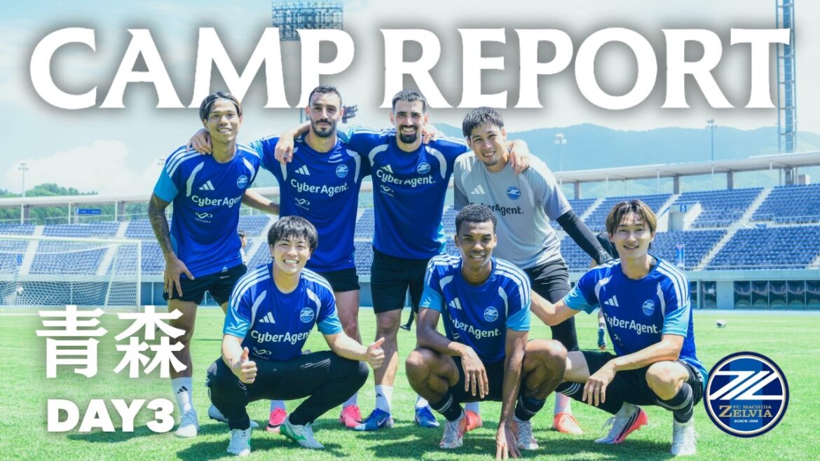 [Aomori Camp DAY3]Exciting interpersonal training! Group photo shoot too! ｜FC Machida Zelvia