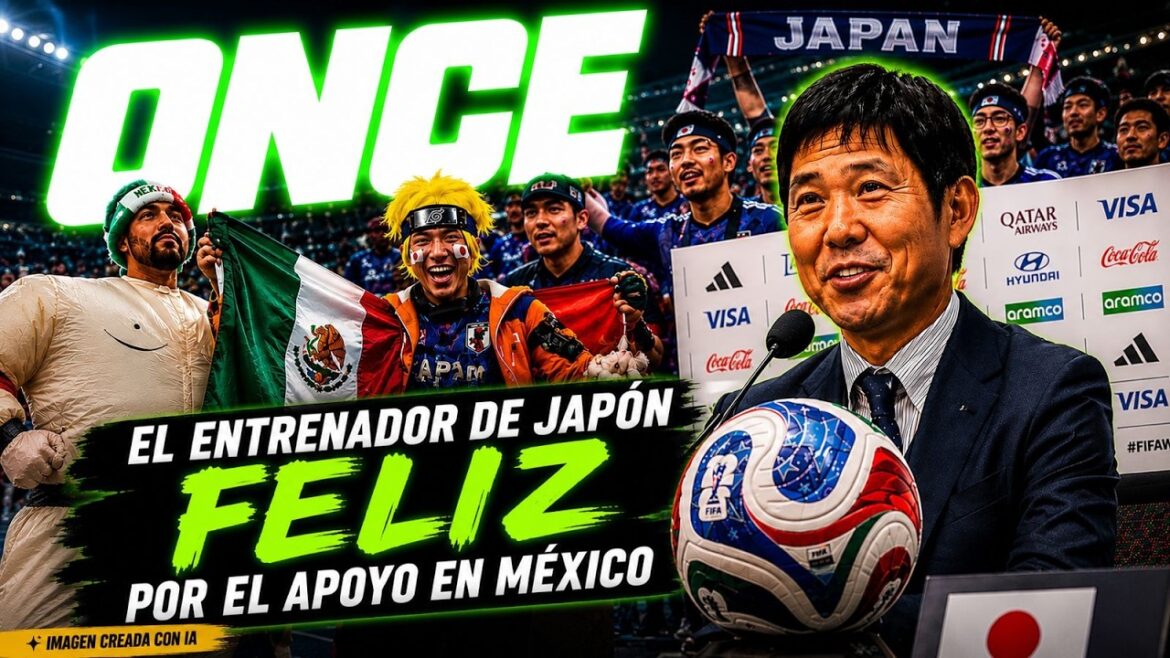 HAJIME MORIYASU HAPPY WITH MEXICAN SUPPORT FOR JAPAN | ONCE Daily