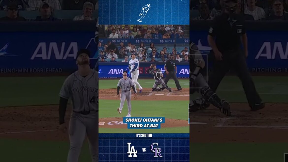 Shohei Ohtani's Third At-Bat VS Rockies Game 3