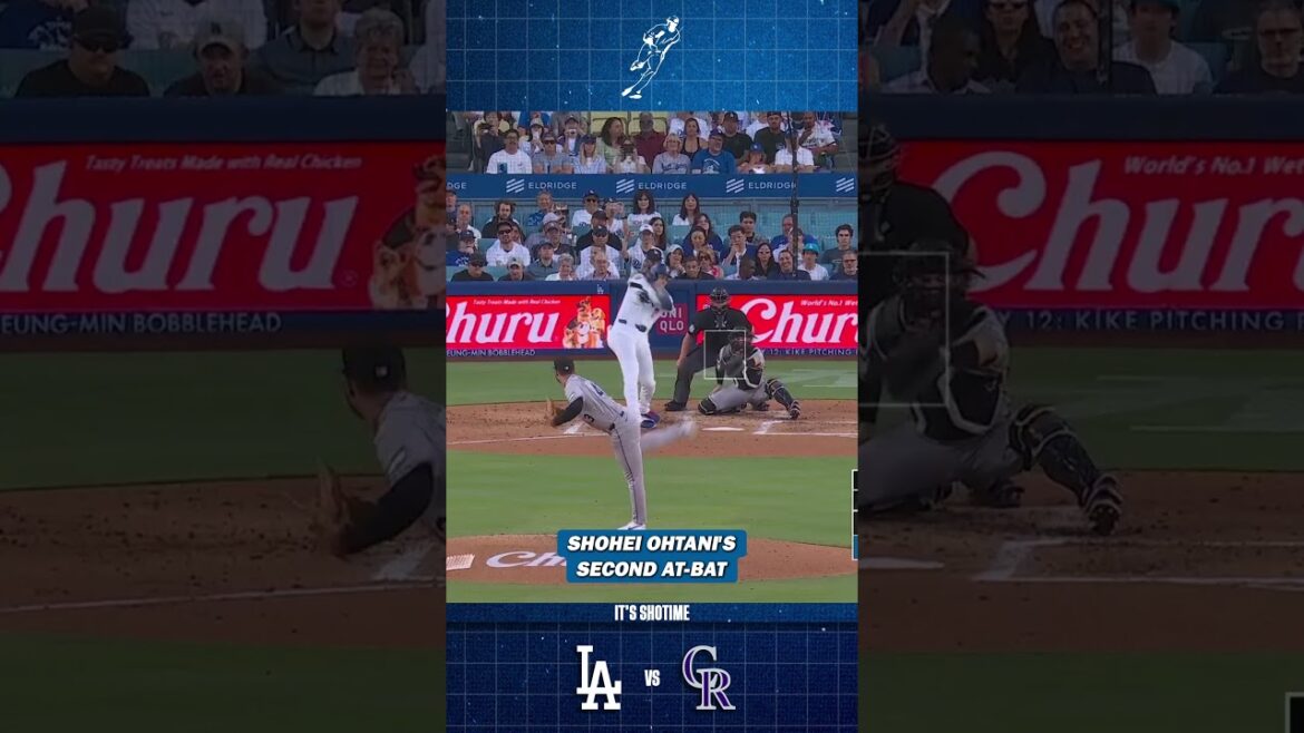 Shohei Ohtani's Second At-Bat VS Rockies Game 3