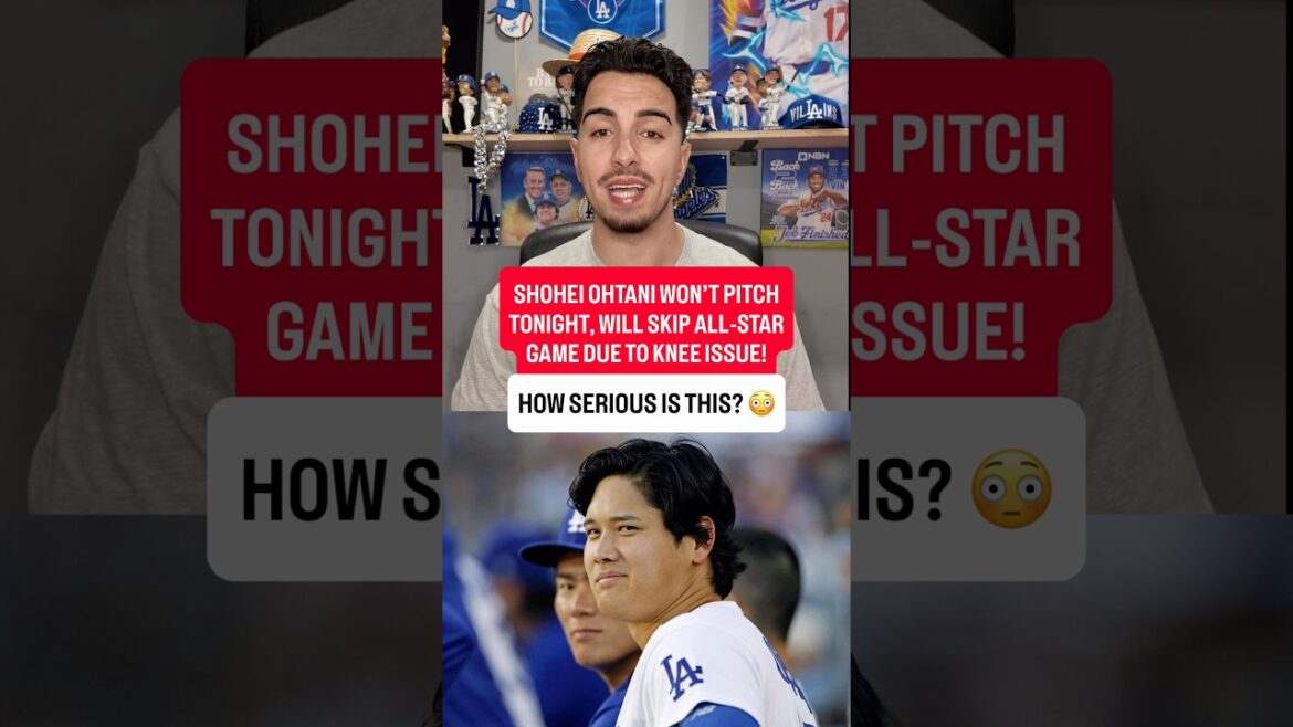 Shohei Ohtani will NOT play in All-Star game due to knee issue, scratched from tonight’s start 🚨 Shohei Ohtani will NOT play in All-Star game due to knee issue, scratched from tonight’s start 🚨