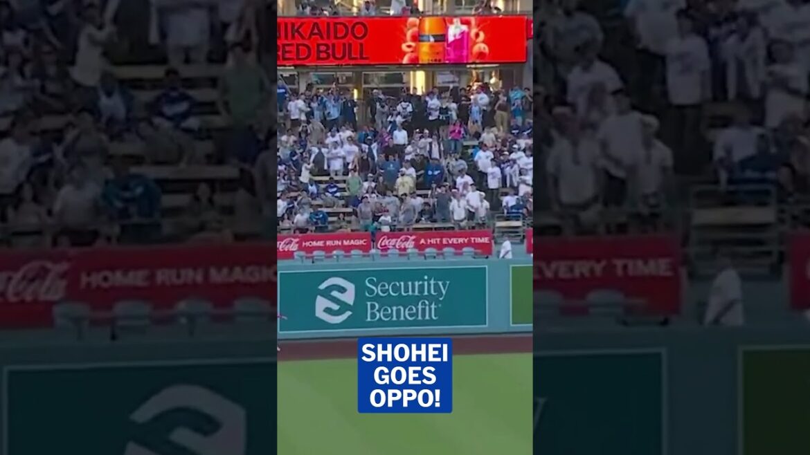 Shohei Ohtani leads things off for the Dodgers with a HOMER to the opposite field! 🔥 Shohei Ohtani leads things off for the Dodgers with a HOMER to the opposite field! 🔥