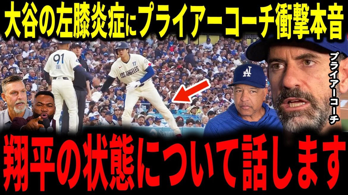 [Shohei Ohtani]Otani undergoes fluid drainage treatment due to inflammation in knee...Mark Pryor pitching coach and manager Roberts reveal shocking truth, even legends are worried...