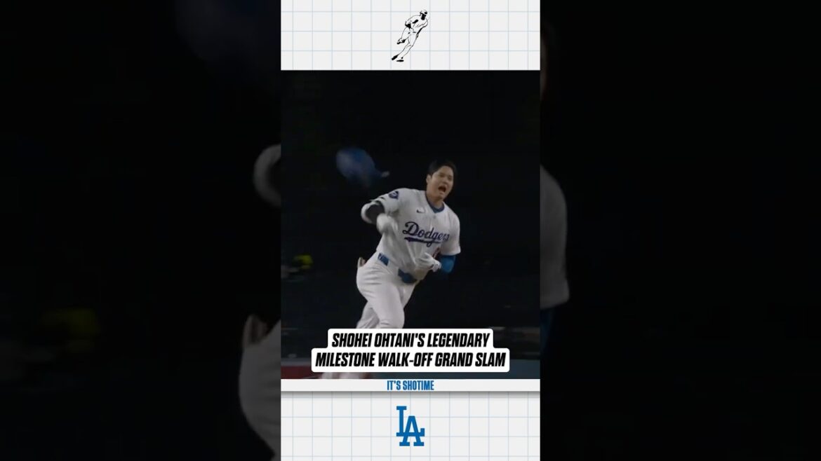 Shohei Ohtani's LEGENDARY Milestone Walk-Off Grand Slam🔥#mlb #shoheiohtani #大谷翔平 #baseball #dodgers