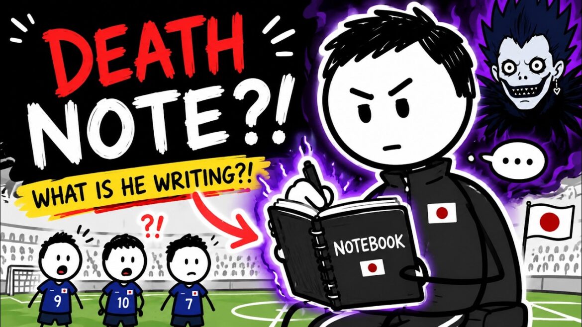 Is Japan’s Coach Using a Real Life Death Note ? | Hajime Moriyasu #deathnote Is Japan’s Coach Using a Real Life Death Note ? | Hajime Moriyasu #deathnote