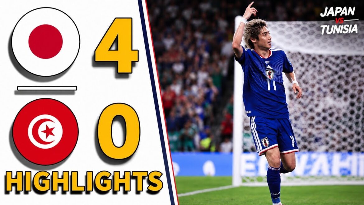 Japan vs Tunisia 4 - 0 | Ayase Ueda Brace | FWC 2026 Highlights!