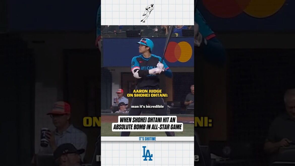 When Shohei Ohtani Hits An Absolute Bomb While Aaron Judge Praises Him #mlb #AllStarGame When Shohei Ohtani Hits An Absolute Bomb While Aaron Judge Praises Him #mlb #AllStarGame