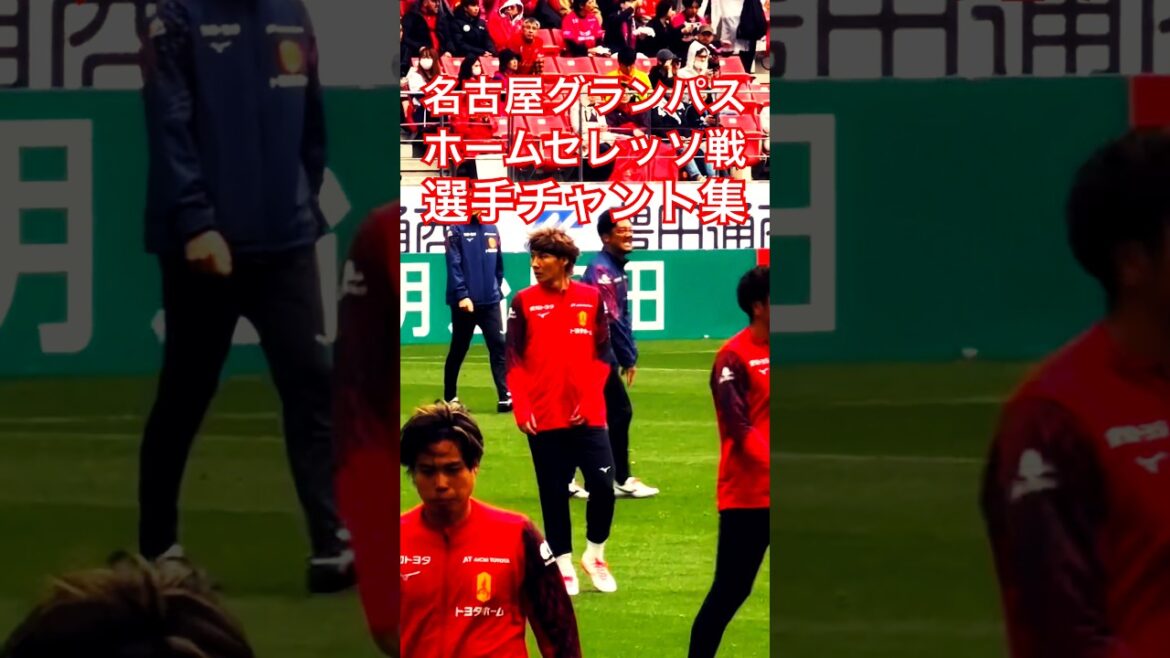 [Grampus Archive]Pre-match player chants against Cerezo Osaka (April 4, 2026 J1 Round 9 Nagoya Grampus x Cerezo Osaka)