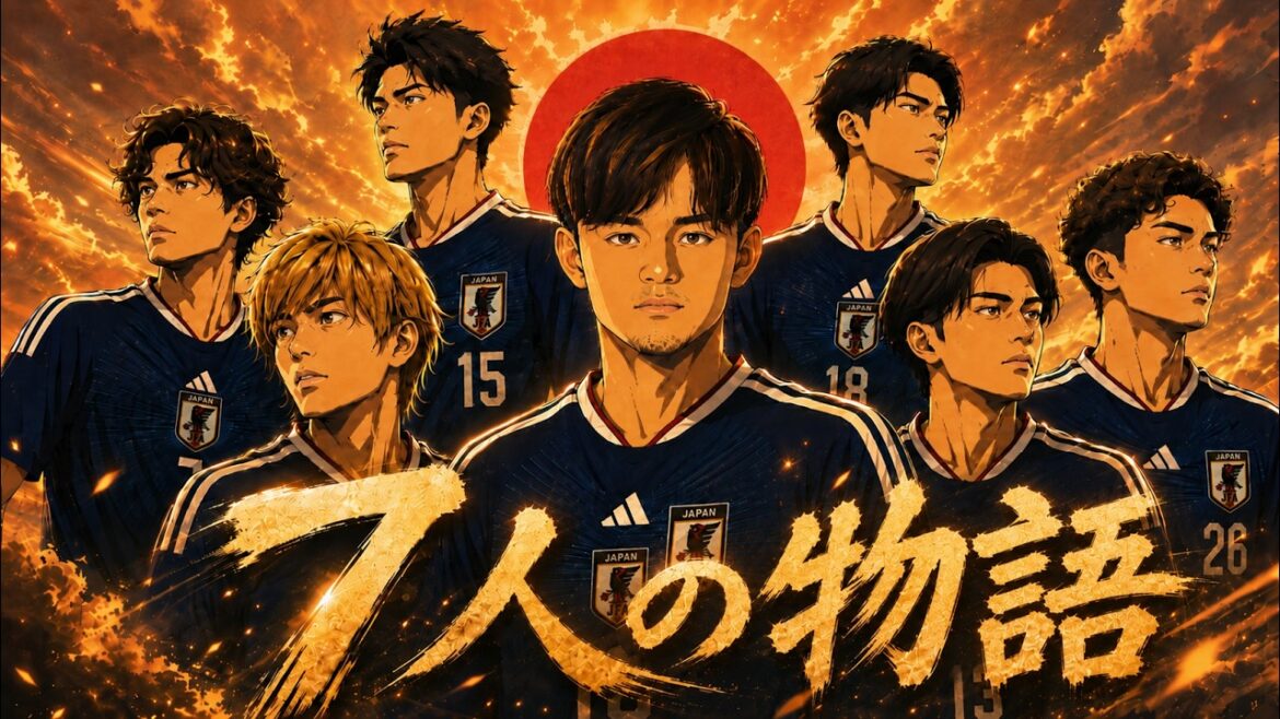 [Anime MV]Introducing the life drama of 7 Japanese World Cup players (Keito Nakamura, Aoi Tanaka, Ayase Ueda, Daichi Kamata, Junya Ito, Kento Shiogai, Takefusa Kubo)