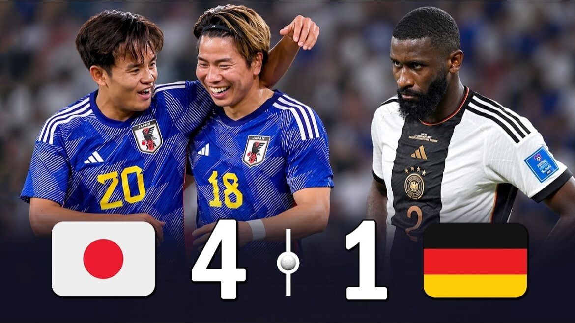 Japan Humiliate Germany 4-1 and Shock the World! A Historical Night for Samurai Blue! Japan Humiliate Germany 4-1 and Shock the World! A Historical Night for Samurai Blue!