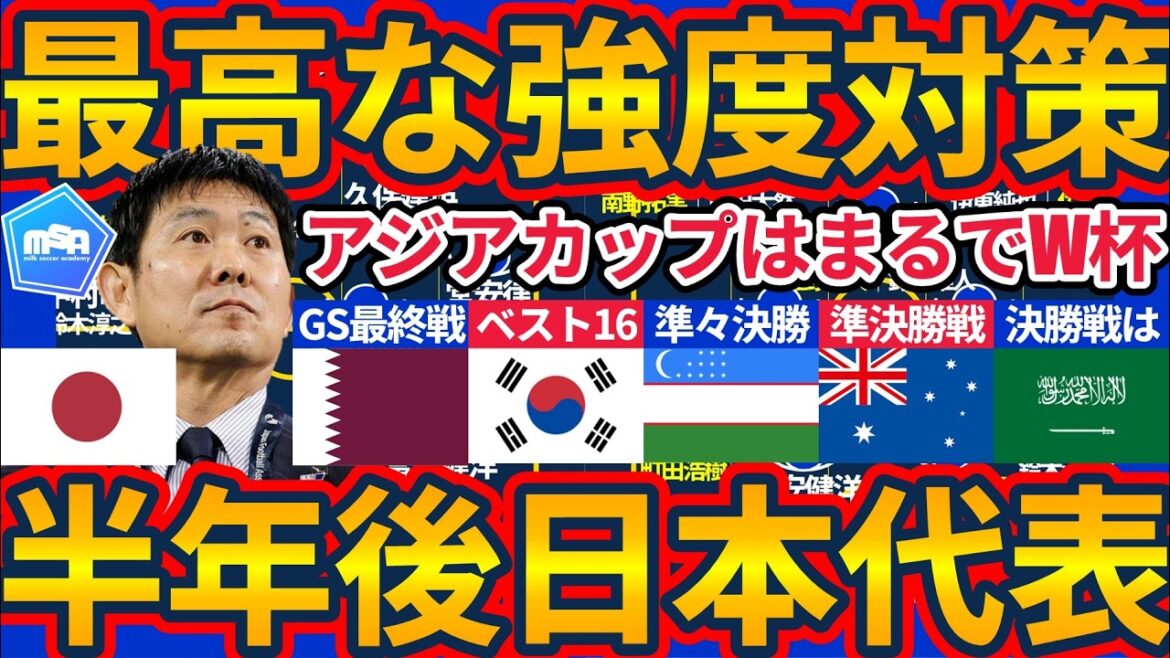 [Thinking about winning the Asian Cup, which is like a World Cup]After six months of revenge, the Japanese national team will play the best strength preparation tournament for the 2030 World Cup! With the victory over Hajime Moriyasu, we will also grab POT1!