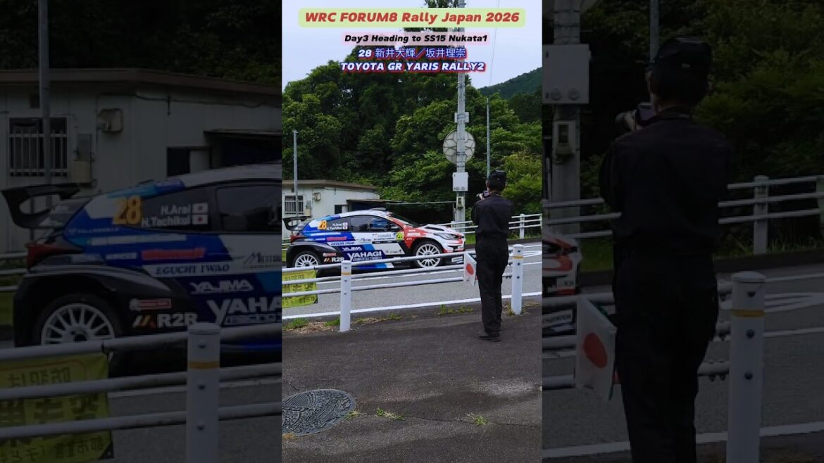 [RallyJapan2026]28 Daiki Arai / Rishitaka Sakai SS15 TOYOTA GR Yaris Rally2 #rallyjapan #wrc #rally #rallyjapan